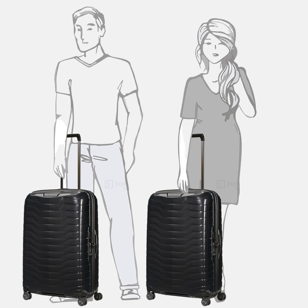Samsonite Proxis spinner 75 cm black bij Duifhuizen