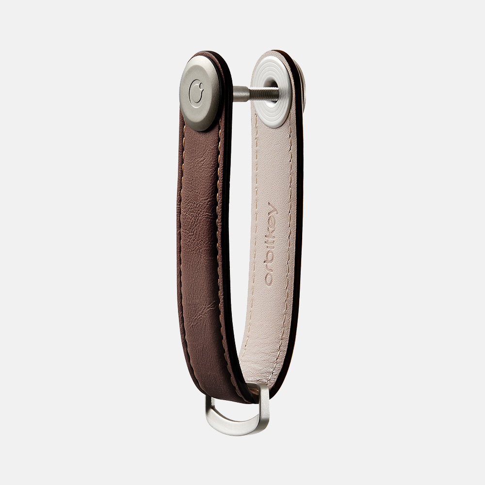 Orbitkey Key Organizer 2.0 Leather expresso brown bij Duifhuizen