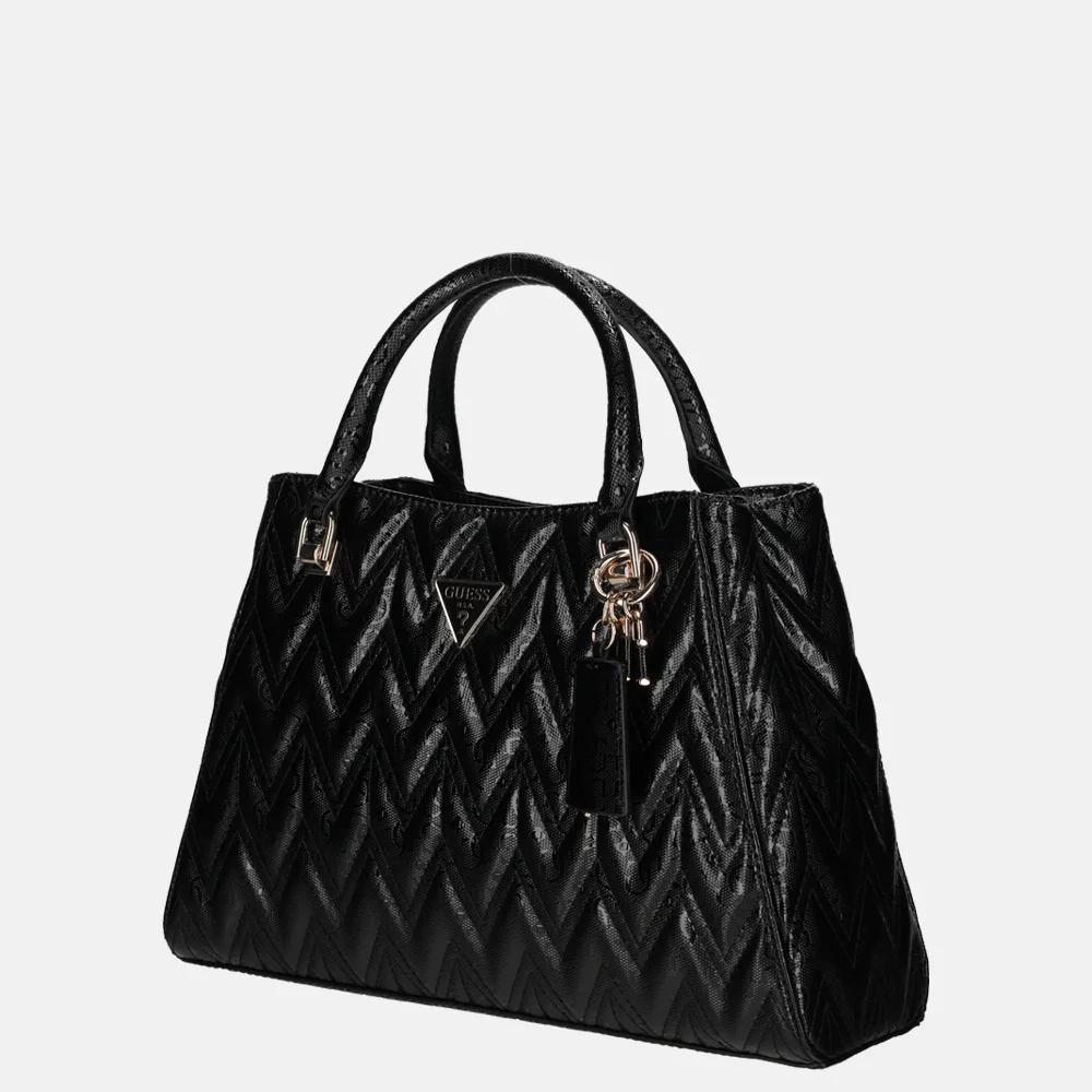 Guess Adelard handtas black bij Duifhuizen