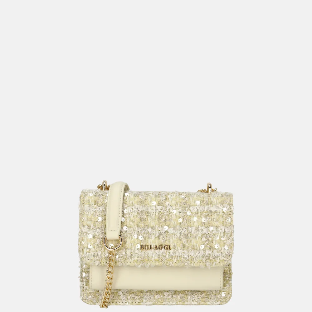 Bulaggi Carly crossover crossbody tas creme