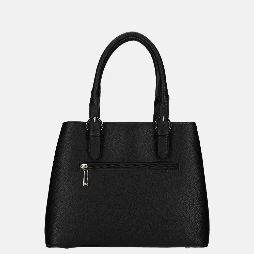 Flora & Co handtas black bij Duifhuizen