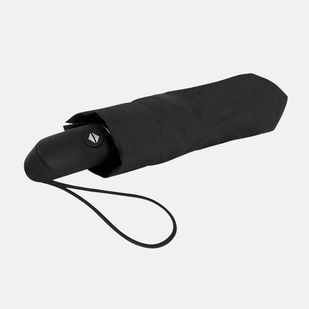 Impliva opvouwbare paraplu black bij Duifhuizen