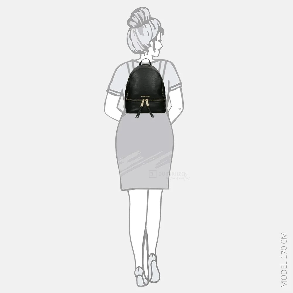Michael Kors Rhea rugzak medium black bij Duifhuizen