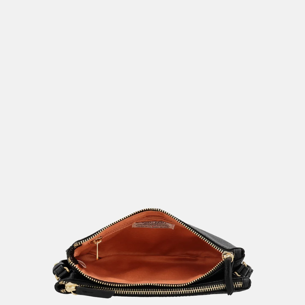 Loulou Essentiels Camille crossbody tas black bij Duifhuizen