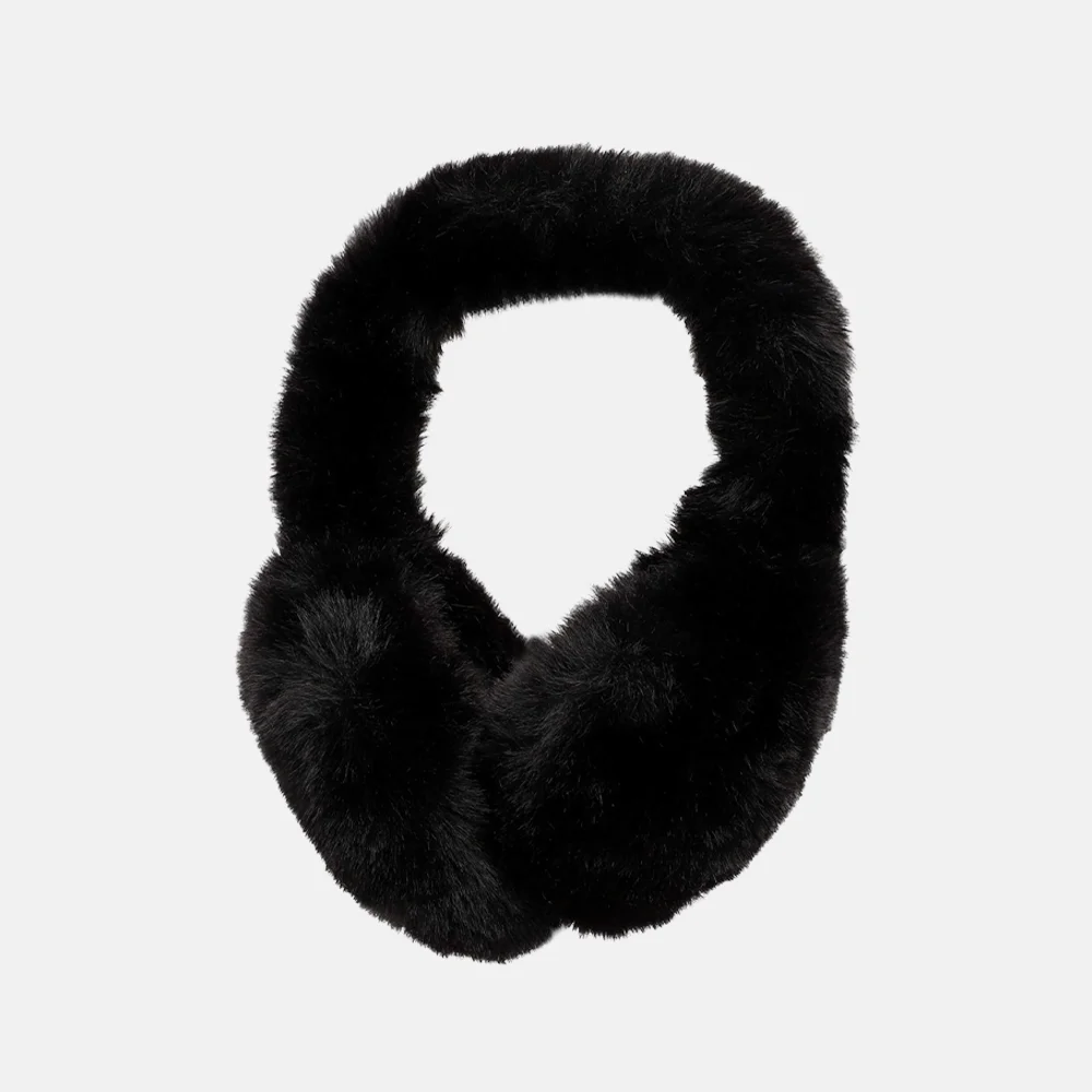 Emily & Noah Hara muts/oorwamers faux fur black