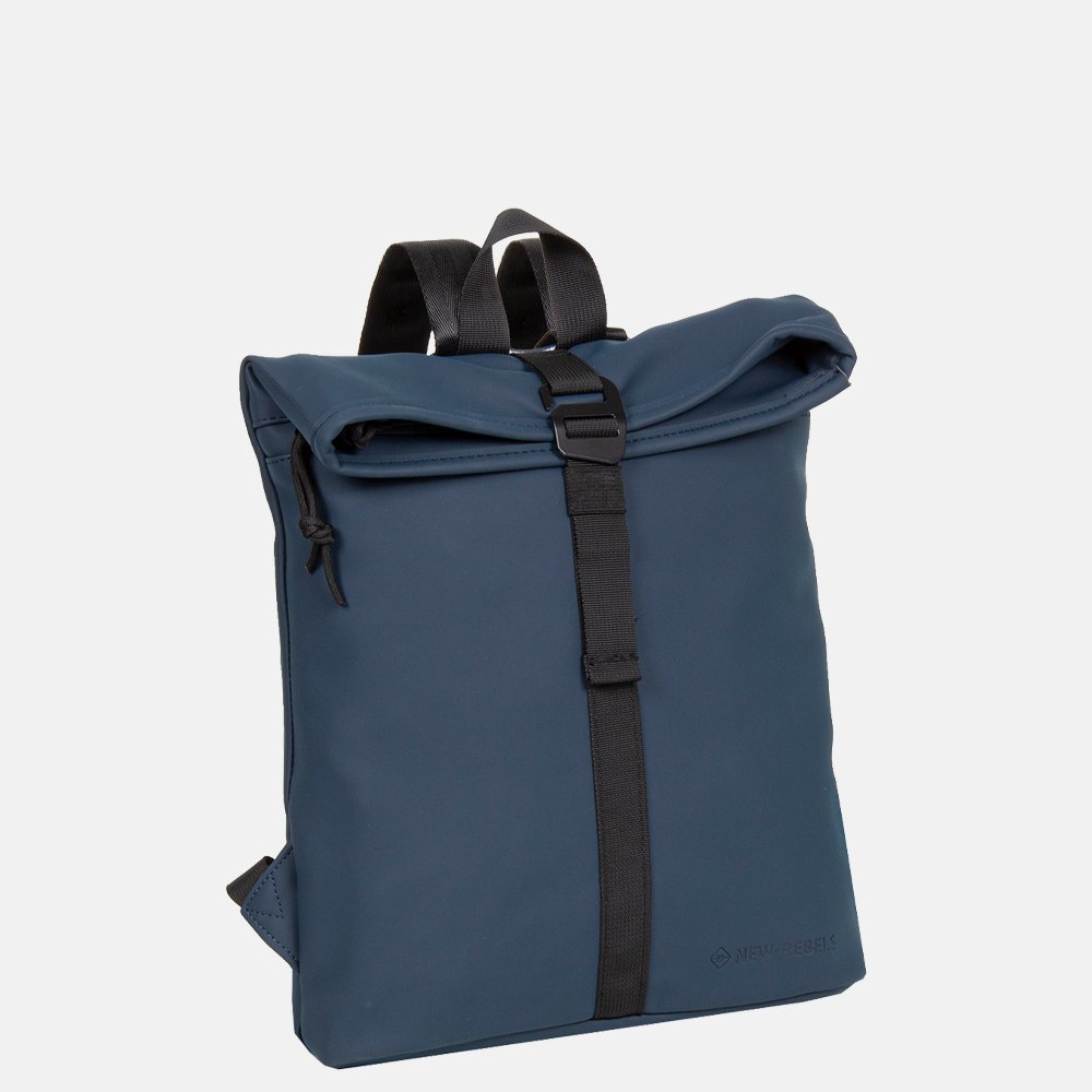 New Rebels Harper Miami Backpack Laptop 13 inch Navy | Lommers Lederwaren