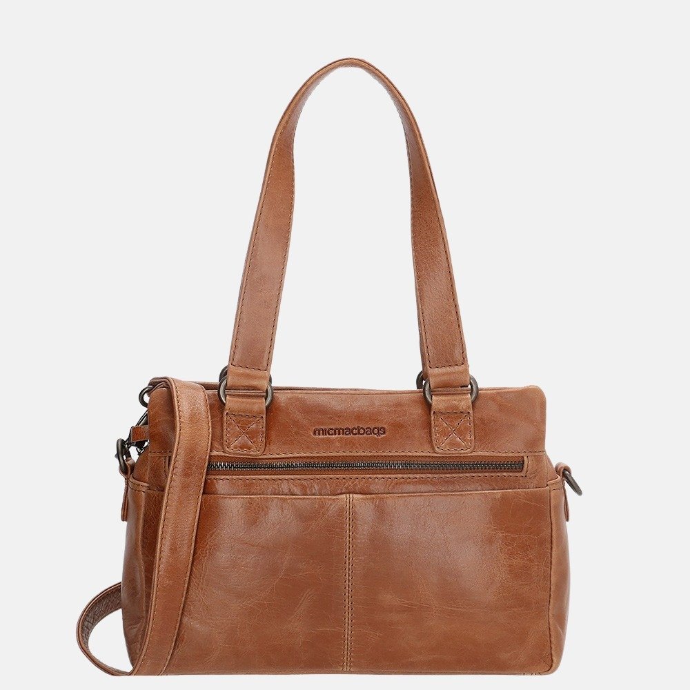 Micmacbags Porto schoudertas brown 001338Bruin