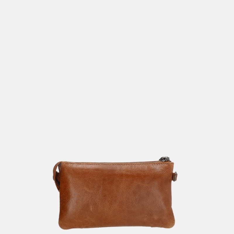 Micmacbags Porto crossbody tas brown 001547Bruin